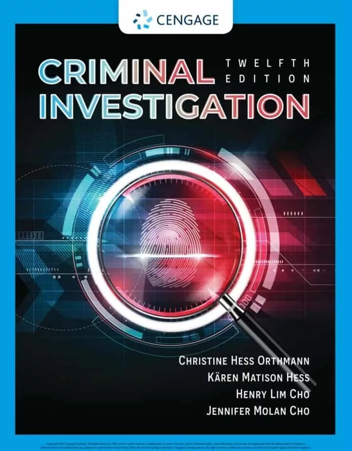 Criminal Investigation (12th Edition)