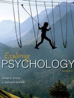 Exploring Psychology (10th edition) – Myers & DeWall
