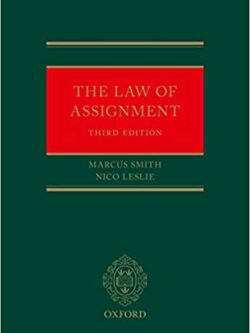 The Law of Assignment (3rd Edition)